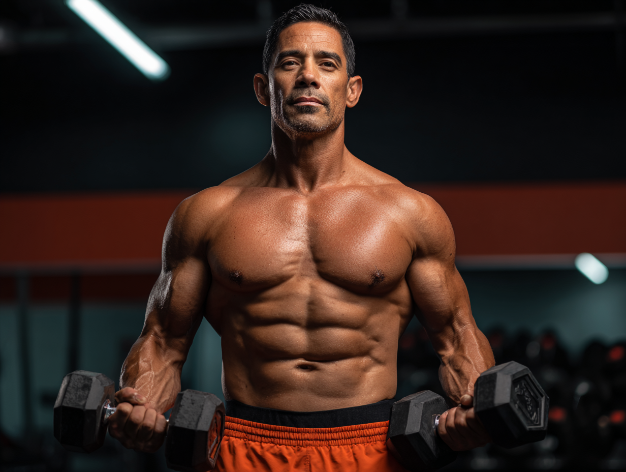 Сучасний фітнес-зал з різним обладнанням